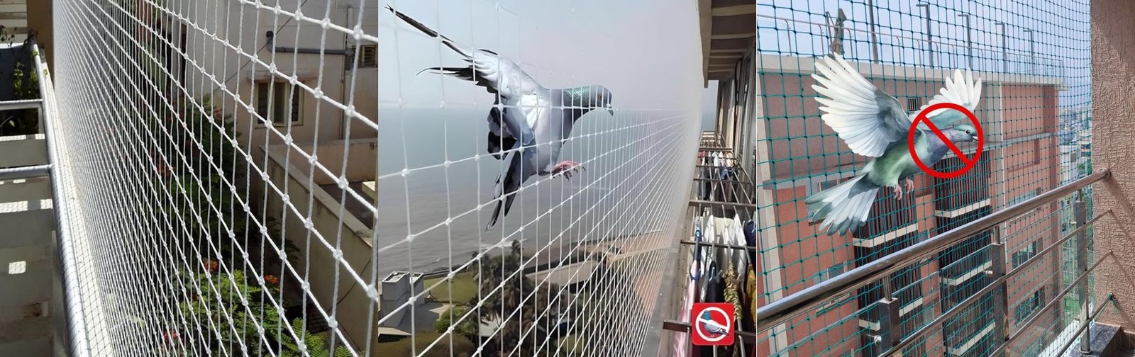 Bird Nets Fixing for Balconies