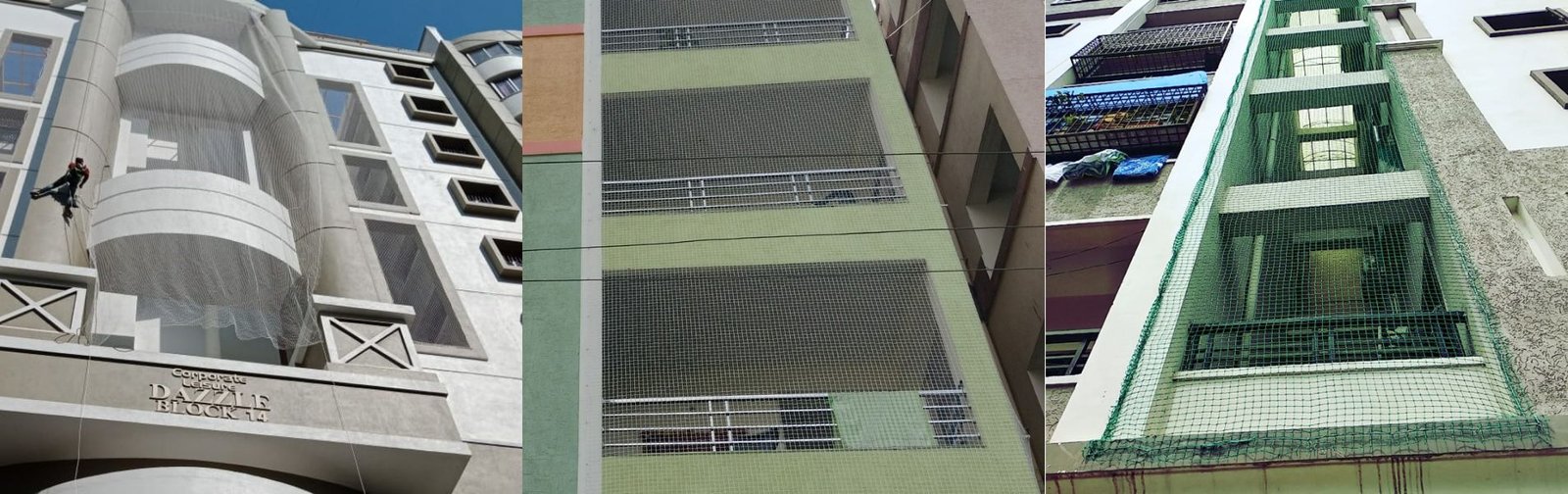 Bird Nets Fixing for Balconies